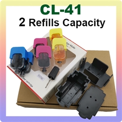 CL-41 (Refill Kit), Canon iP1200, iP1300, iP1600, iP1700, iP1880, iP1980, iP2200, iP2580, iP2680, MP145, MP150, MP160, MP170, MP180, MP198, MP228, MP450, MP460, MP476, MX308, MX318