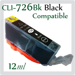 CLI-726BK (Compatible), Canon iP4870, iP4970, iX6560, MG5170, MG5270, MG5370, MG6170, MG6270, MG8170, MG8270, MX886, MX897