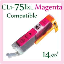 CLI-751XL M (Compatible), Canon iP7270, iP8770, iX6770, iX6870, MG5470, MG5570, MG5670, MG6370, MG6470, MG6670, MG7170, MG7570, MX727, MX927