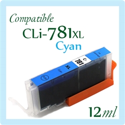 CLI-781XL C (Compatible), Canon TR 8570, TS TS707, TS6370, TS8170, TS8270, TS8370, TS9170, TS9570