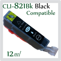 CLI-821BK (Compatible), Canon iP3680, iP4680, iP4760, MP545, MP558, MP568, MP628, MP638, MP648, MP988, MP996, MX868, MX876