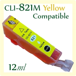 CLI-821Y (Compatible), Canon iP3680, iP4680, iP4760, MP545, MP558, MP568, MP628, MP638, MP648, MP988, MP996, MX868, MX876