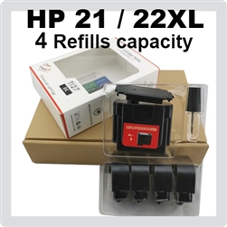 HP21 Black (Refill Kit), Deskjet 1402, 1410, 3920, 3940, D1360, D1460, D1550, D1560, D2360, D2460, F370, F380, F2120, F2179, F2180, F2235, F2275, F2276, F2280, F2288, F4185, OfficeJet 4355, PSC 1400, 1402, 1410