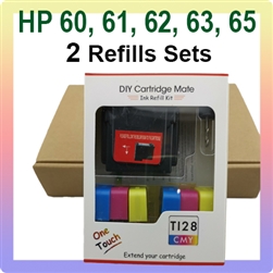 HP60 Colour (Refill Kit), Deskjet D2500, D2530, D2560, D2566, D2660, D5560, F2410, F2476, F2480, F4200, F4250, F4280, F4480, Photosmart C4680, ENVY 100, 110, 120