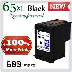 65XL, Black (Remanufactured), AMP 130, Deskjet 2220, 2255, 2621,2623, 2624, 2655, 3720, 3721, 3723, 3755, ENVY 5020, 5055