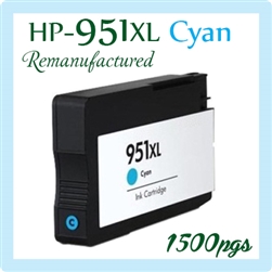 951 XL Cyan (CN046AA, Compatible), OfficeJet Pro 251dw, 276dw, 8100, 8600, 8600 Plus, 8600 Premium, 8610, 8620, 8630