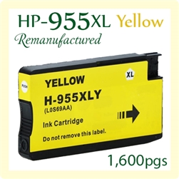 955 XL Yellow (LOS69AA, Compatible), OfficeJet Pro 7720, 7730, 7740, 8210, 8216, 8218, 8710, 8715, 8716, 8717, 8720, 8725, 8727, 8730, 8740