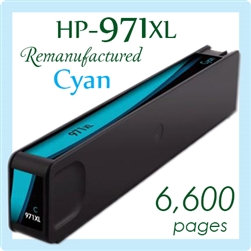 971XL Cyan (Compatible), OfficeJet Pro X451dw, X451dn, X476dw, X476dn, X551dw, X576dw