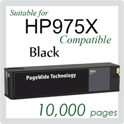 975X Black (Compatible), PageWide Pro 452dn, 452dw, 477dn MFP, 477dw MFP, 552dw, 577dw MFP