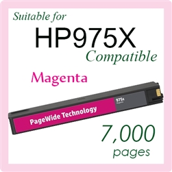 975X Magenta (Compatible), PageWide Pro 452dn, 452dw, 477dn MFP, 477dw MFP, 552dw, 577dw MFP