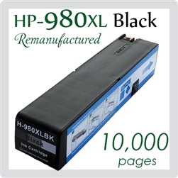 980XL Black (Compatible), HP Officejet Enterprise Color X555dn, X555xh, X585dn, X585f, X585z