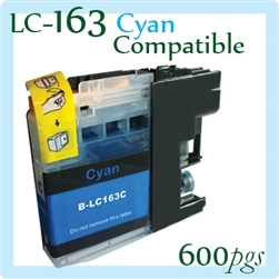 LC163 Cyan (Compatible), Brother, DCPJ152w, DCPJ552dw, DCPJ752dw, MFCJ245, MFCJ470dw, MFCJ650dw, MFCJ870dw