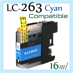 LC263 Cyan (Compatible), Brother, DCPJ562dw, MFCJ480dw, MFCJ680dw, MFCJ880dw