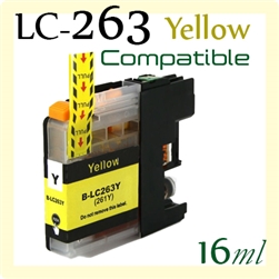 LC263 Yellow (Compatible), Brother, DCPJ562dw, MFCJ480dw, MFCJ680dw, MFCJ880dw