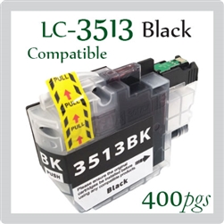 LC3513 Black (Compatible), Brother, DCPJ572dw, MFCJ491dw