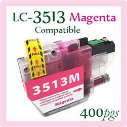 LC3513 Magenta (Compatible), Brother, DCPJ572dw, MFCJ491dw