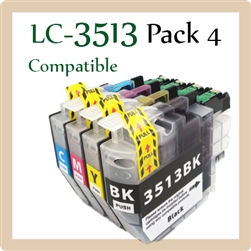 LC3513 Set (Compatible), Brother, DCPJ572dw, MFCJ491dw