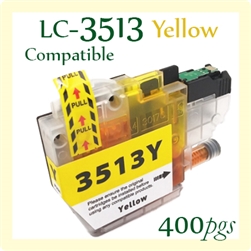 LC3513 Yellow (Compatible), Brother, DCPJ572dw, MFCJ491dw