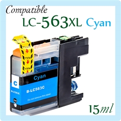 LC563 Cyan (Compatible), Brother, MFCJ2310, MFCJ2510, MFCJ3520, MFCJ3720