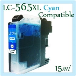 LC565XL Cyan (Compatible), Brother, MFCJ2310, MFCJ2510, MFCJ3520, MFCJ3720