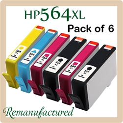 564XL, Pack of 6 (Compatible)