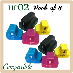 02 Series, Pack of 8 (Compatible) CHOOSE any 8 Colours.