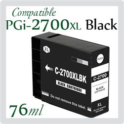 PGI-2700XL Black (Compatible), Canon Maxify iB4070, iB4170, MB5070, MB5170, â€‹MB5370, MB5470