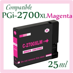 PGI-2700XL Magenta (Compatible), Canon Maxify iB4070, iB4170, MB5070, MB5170, â€‹MB5370, MB5470