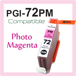 PGI-72PM Photo Magenta (Compatible), PIXMA PRO-10, PRO10, PGI72. PGI-72