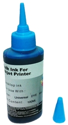 Light Cyan Premium Dye Ink, 100ml