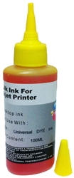 Yellow Premium Dye Ink, 100ml