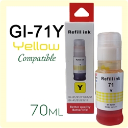 GI-71 Y (Compatible), Canon G3730, G3770, G4770, G1020, G2020, G2060, G3020, G3060