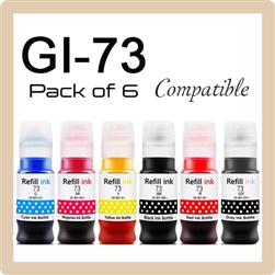 GI-73 Pack of 6 (Compatible), Canon G570, G670