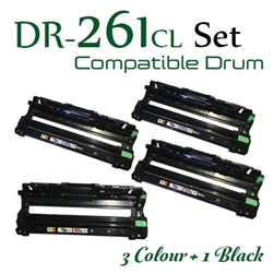 Brother DR-261CL Drum Set (Compatible) , HL-3140cw, HL-3150cdn, HL-3150cdw, HL-3170cdw, DCP-9020cdw, MFC-9130cw, MFC-9140cdn, MFC-9330cdw, MFC-9340cdw