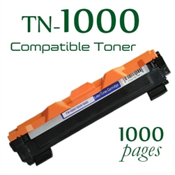 Brother TN-1000 Toner (Compatible), HL-1110, HL-1210W, DCP-1510, DCP-1610W, DCP-1615NW, MFC-1810, MFC-1815, MFC-1905, MFC-1910W, MFC-1915W