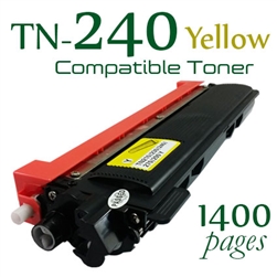 Brother TN-240 Yellow (Compatible), HL-3040cn, HL-3045cn, HL-3070cw, HL-3075cw, DCP-9010cn, MFC-9010cn, MFC-9120cn, MFC-9125cn, MFC-9320cw, MFC-9325cw