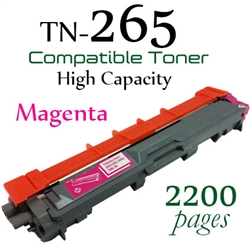 Brother TN-265 Magenta (Compatible) , HL-3140cw, HL-3150cdn, HL-3150cdw, HL-3170cdw, DCP-9020cdw, MFC-9130cw, MFC-9140cdn, MFC-9330cdw, MFC-9340cdw