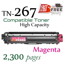 Brother TN-267 Magenta (Compatible), HL-L3210cw,  HL-L3230cdn,  HL-L3270cdw, DCP-L3551cdw, MFC-L3735cdn, MFC-L3750cdw, MFC-L3770cdw