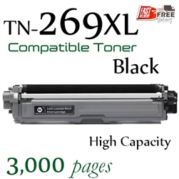 Brother TN269XL Black (Compatible) ,  HL-L3240CDW, HL-L3280CDW, DCP-L3560CDW, MFC-L3760CDW,  MFC-8390CDW