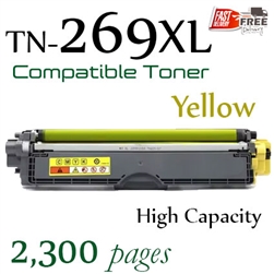 Brother TN269XL Yellow (Compatible) ,  HL-L3240CDW, HL-L3280CDW, DCP-L3560CDW, MFC-L3760CDW,  MFC-8390CDW