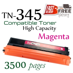 Brother TN-345 Magenta (Compatible), HL-4140cn, HL-4150cdn, HL-4570cdwt, HL-4570cdw, MFC-9465cdn, MFC-9560cdw, MFC-9970cdw