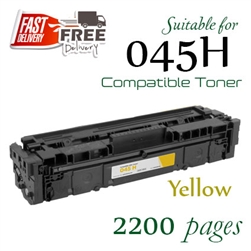 Canon 045H Yellow (Compatible), ImageCLASS LBP611Cn, LBP613Cdw, MF631Cn, MF633Cdw, MF635Cx