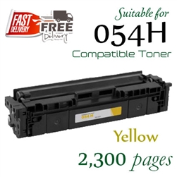 Canon 054H Yellos (Compatible), ImageCLASS, MF641Cw, M643Cdw, MF645Cx, LBP621Cw, LBP623Cdw