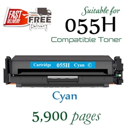 Canon 055H Cyan (Compatible), ImageCLASS, MF746Cx, LBP664Cx