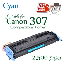 Canon 307 Cyan (Compatible), LaserSHOT, LBP5000, LBP5100