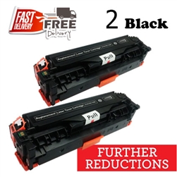 Canon 318 Black, Pack of 2 (Compatible), LaserSHOT, LBP7200c, LBP7200cd, LBP7200cdn, imageClass LBP7600c, LB7660c, LBP7680cx