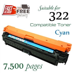 Canon 322 Cyan (Compatible), LaserSHOT LBP9100cdn, LBP9500c, â€‹LBP9600c, LBP9510c, LBP9650c