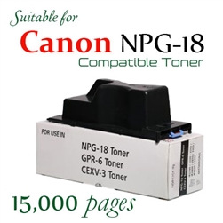 NPG18 (Compatible), Canon ImageRUNNER 2200, iR2220, iR2250, iR2800, iR2850, iR3300, iR3320, iR3350