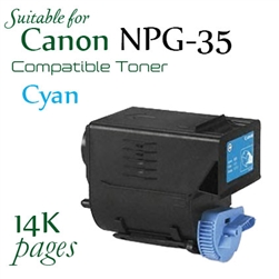 NPG35 Cyan (Compatible), Canon imageRUNNER IRC2550, IRC2880, IRC3080, IRC3380, IRC3580