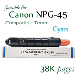 NPG45 Cyan (Compatible), Canon imageRUNNER Advance IRC5045, IRC5051, IRC5250, IRC5255